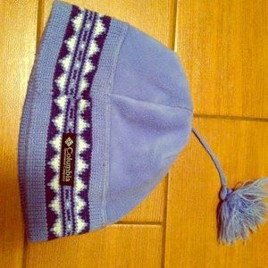 Columbia Youth Beanie with Pom Pom